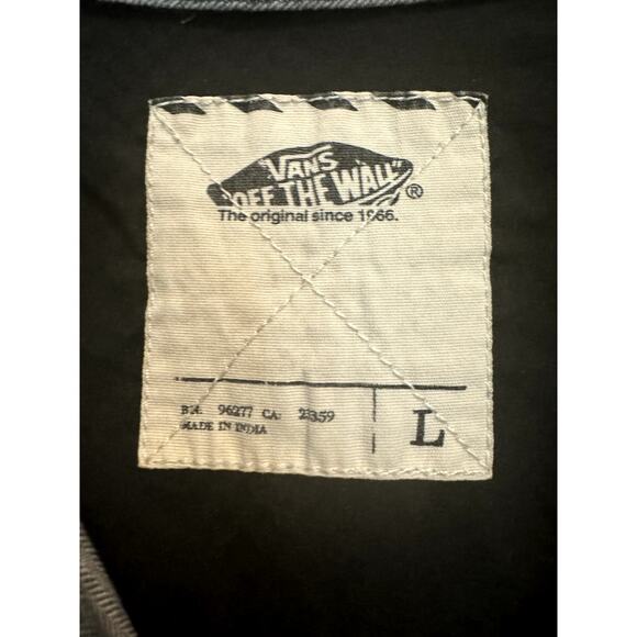 Van's Long Sleeve Plaid Shirt size Large with Chest pockets - Picture 5 of 7